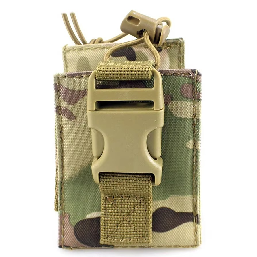 Durable MOLLE Radio Pouch Walkie Talkie Waist Bag