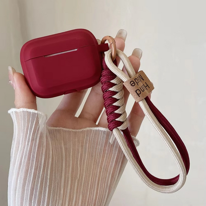 Durable AirPods Cover with Wrist Strap