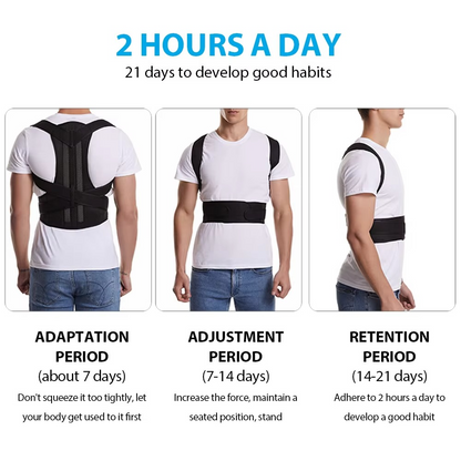 Comfortable Posture Corrector Back Support Brace