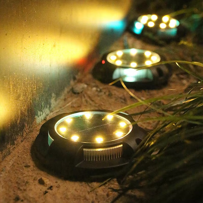 Colorful Outdoor Solar Powered LED Path Lights