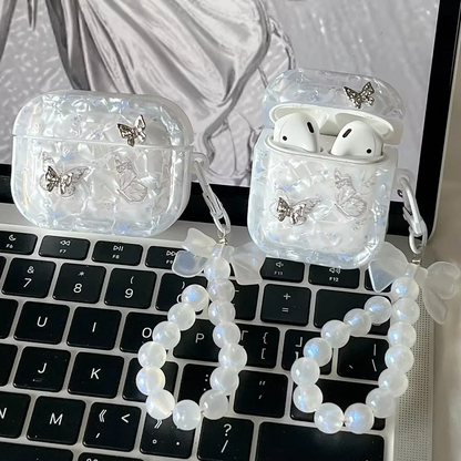 Premium Protective AirPods Case with Sparkle Pendant