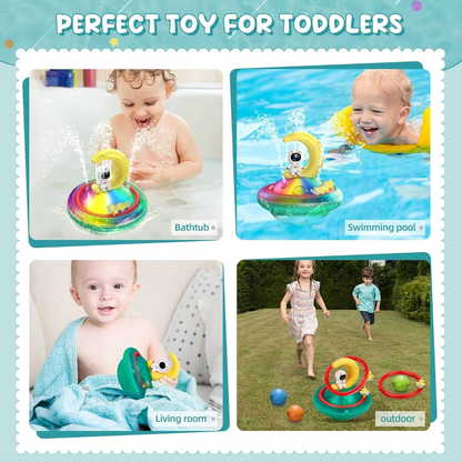 Fun Space Shower Toy with Music and Flashing Lights