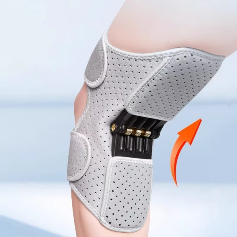 Flexible Knee Support Wrap with Enhanced Stability Springs