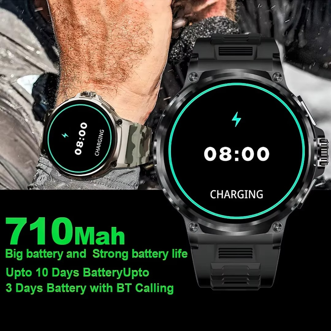Advanced Sports Watch with Large HD Screen and Bluetooth