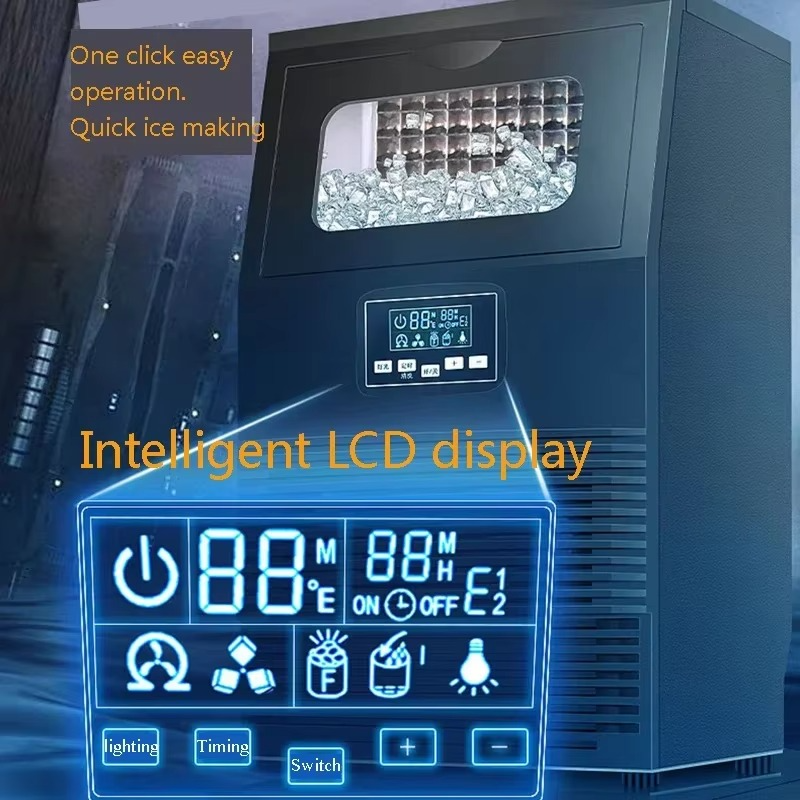 Compact Automatic Ice Maker 26.5 lbs Daily Capacity
