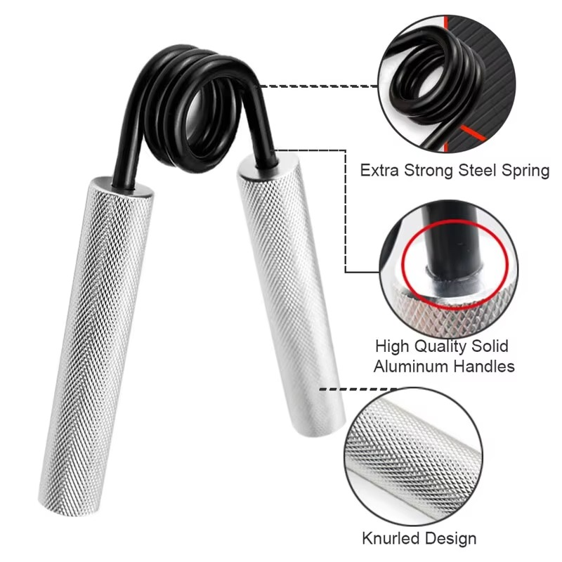 Compact Metal Hand Grip Exerciser for Stronger Hands