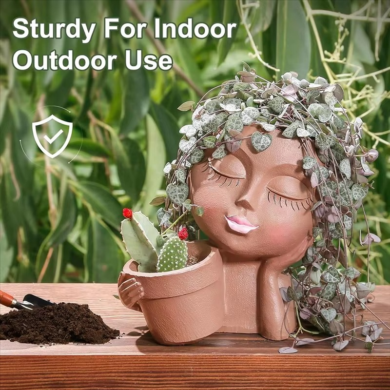 Stylish Double Sided Planter Pots for Home and Garden