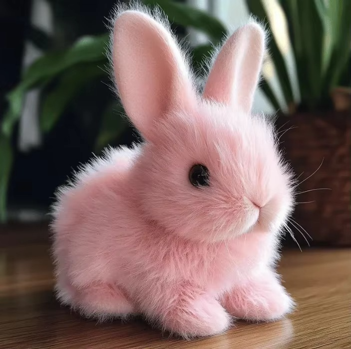 Cuddly Animated Easter Bunny Plush Toy