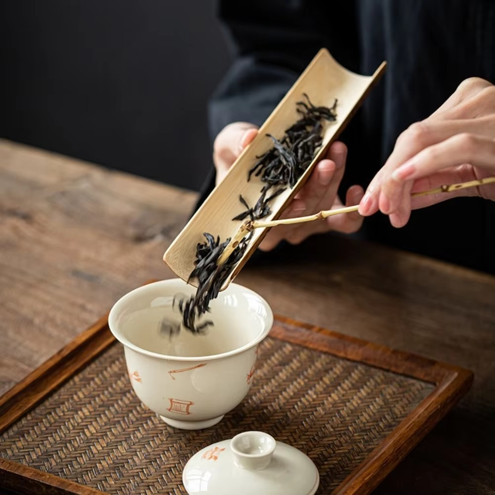 Eco Friendly Bamboo Tea Infuser Set