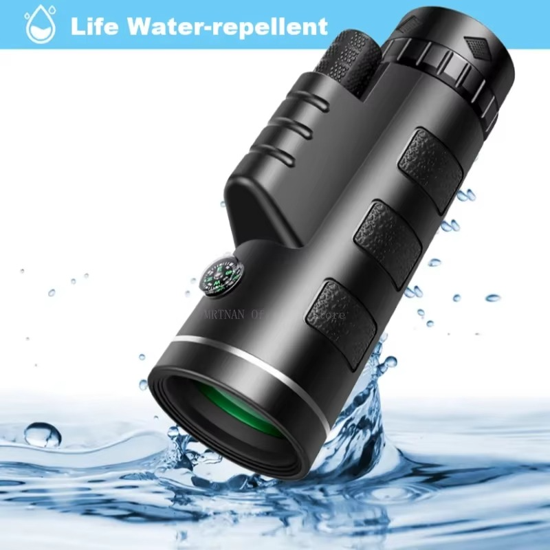 Portable HD Monocular Telescope with Phone Adapter and Stand