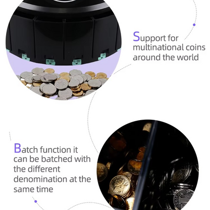 Fast Automatic Coin Sorter Machine for Business Use
