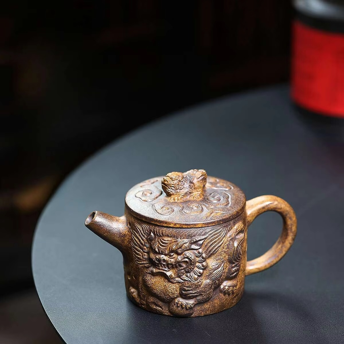 Traditional Chinese Purple Clay Teapot 9.5oz