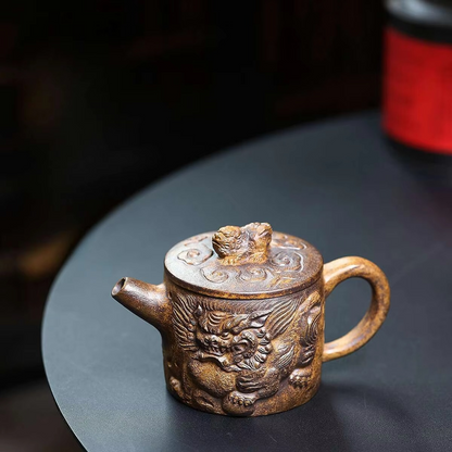 Traditional Chinese Purple Clay Teapot 9.5oz