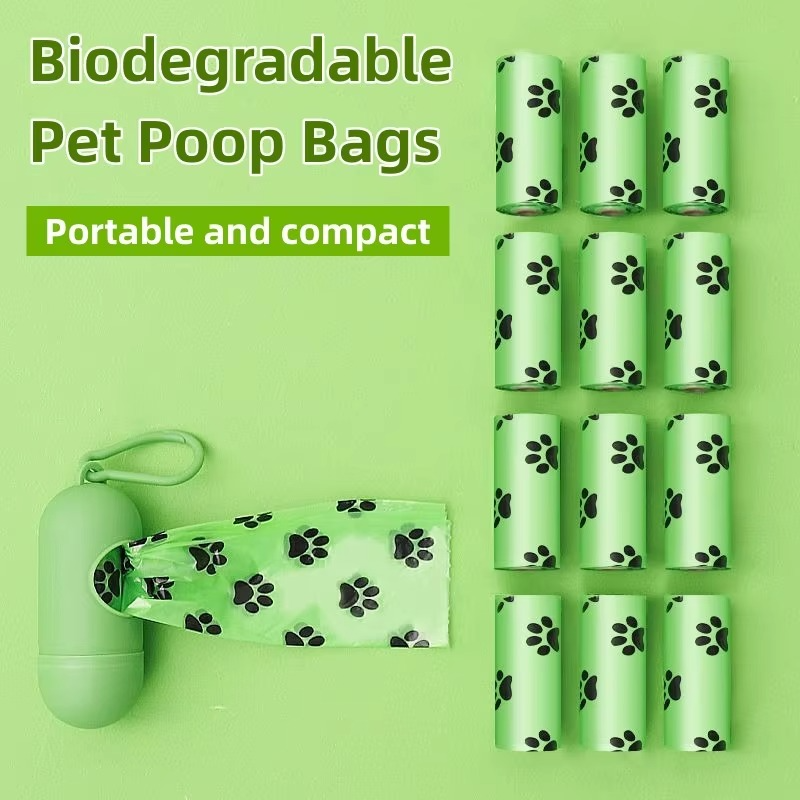 Compostable Dog Poop Bags with Holder