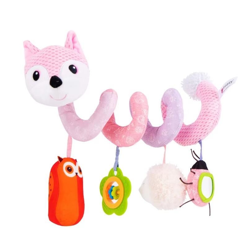 Fun Baby Car Toy with Spiral Teether Activity Center