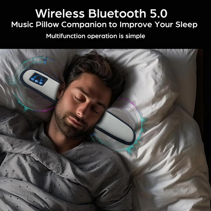 Compact Wireless Sleep Speaker with Soft Stereo Sound