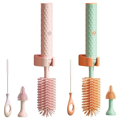 Baby Bottle Cleaner Brush Set for Newborns - Hehif