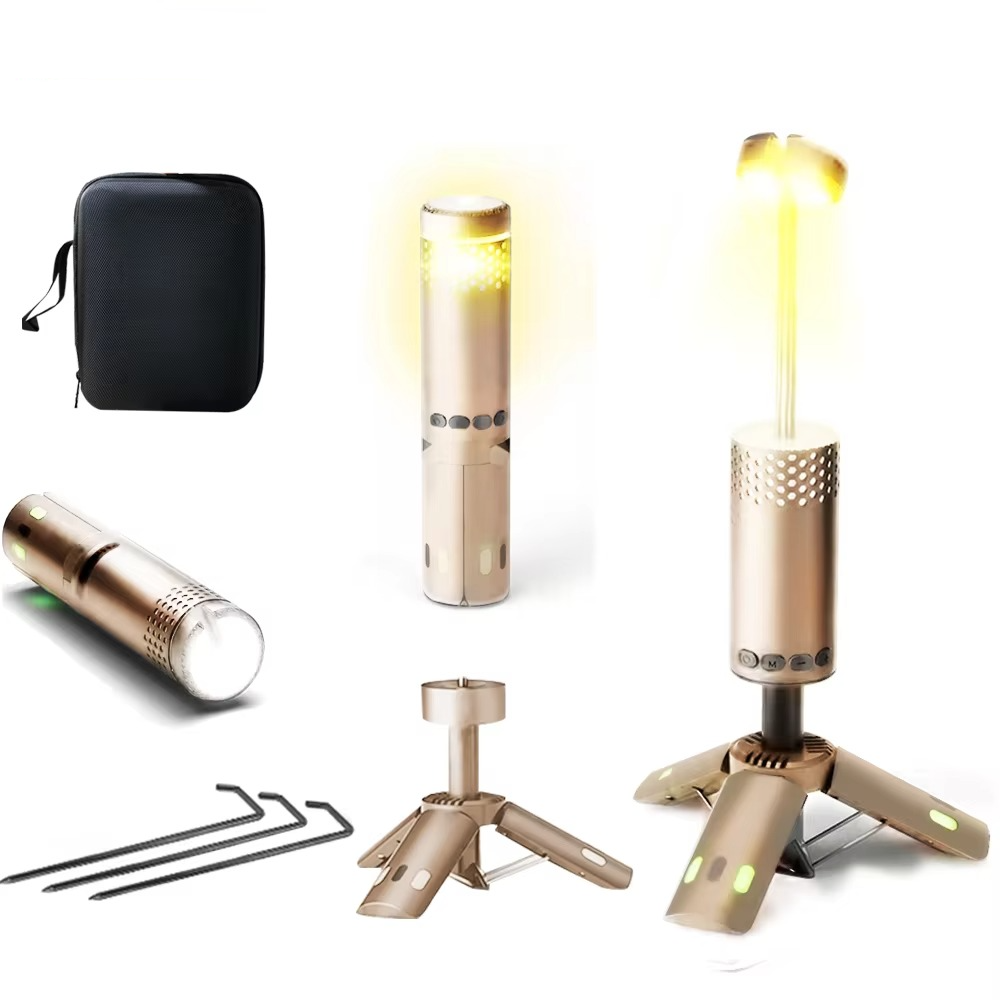 Portable LED Outdoor Lantern with Adjustable Stand