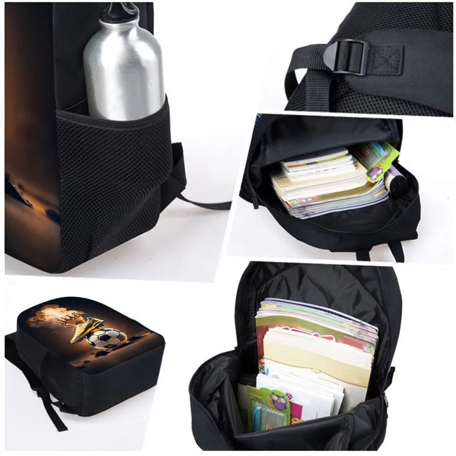 Customizable Fun Soccer Backpack for Kids - Hehif