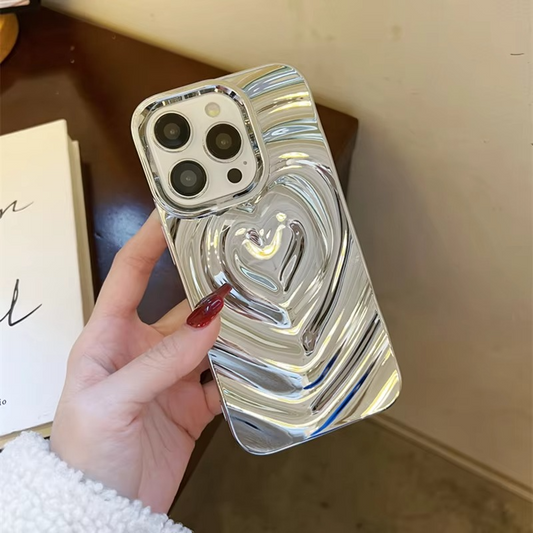 Vintage Foldable Heart Phone Cover - Hehif