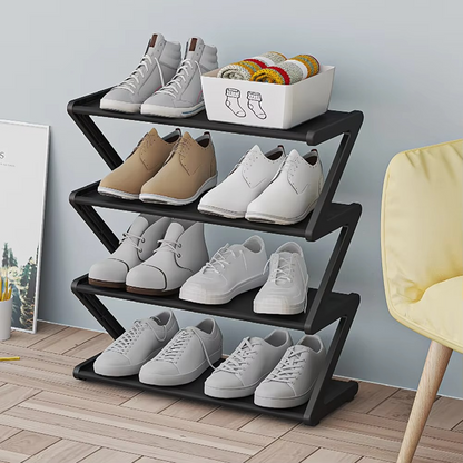 Space Saving 4 Shelf Shoe Rack