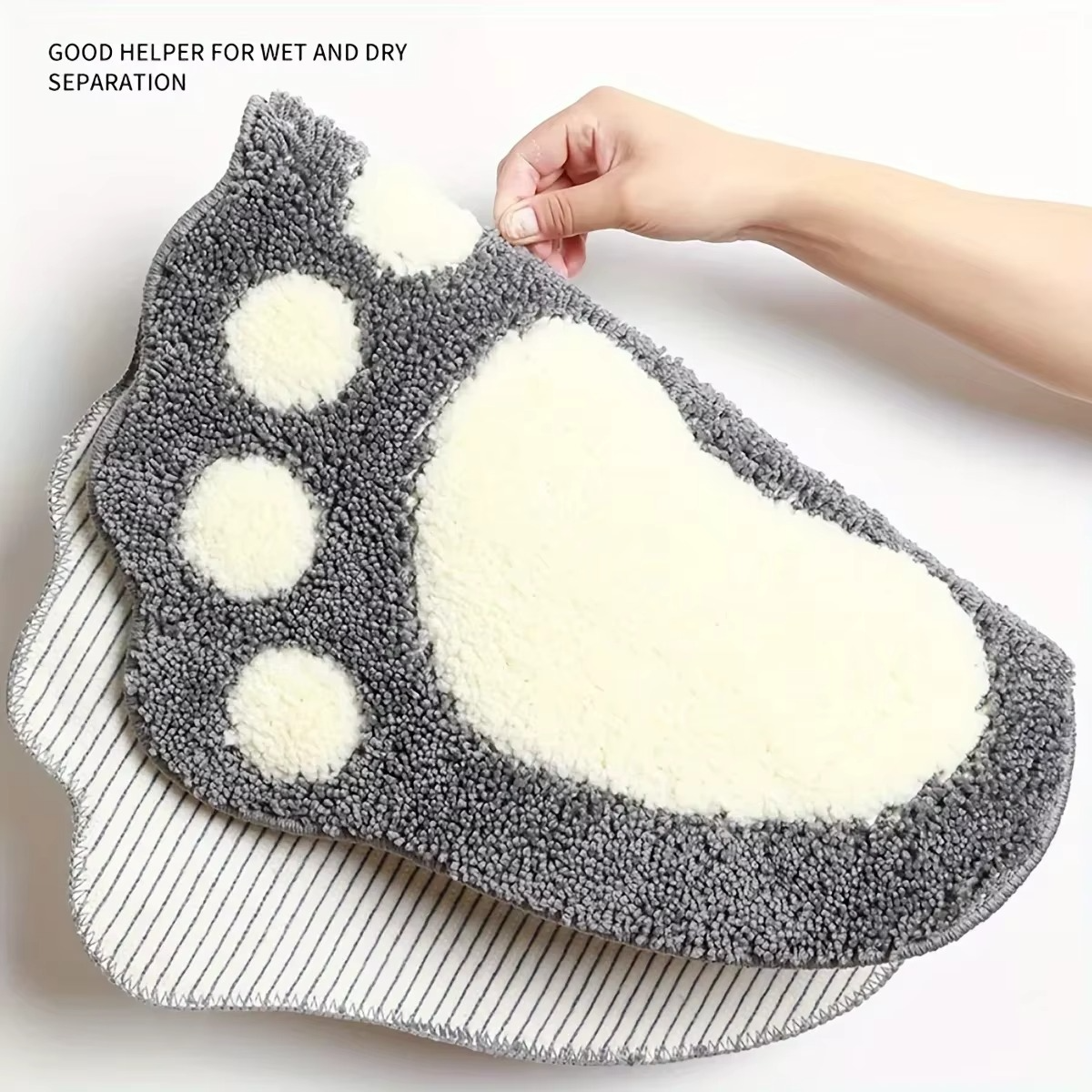 Soft Plush Bathroom Rug, Absorbent and Slip Resistant