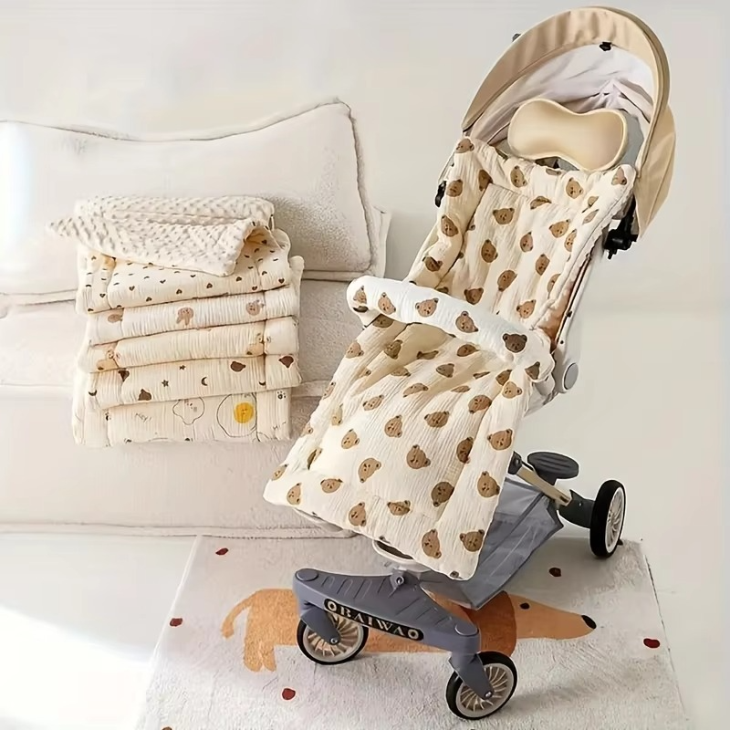Plush Infant Stroller Cushion for Extra Comfort