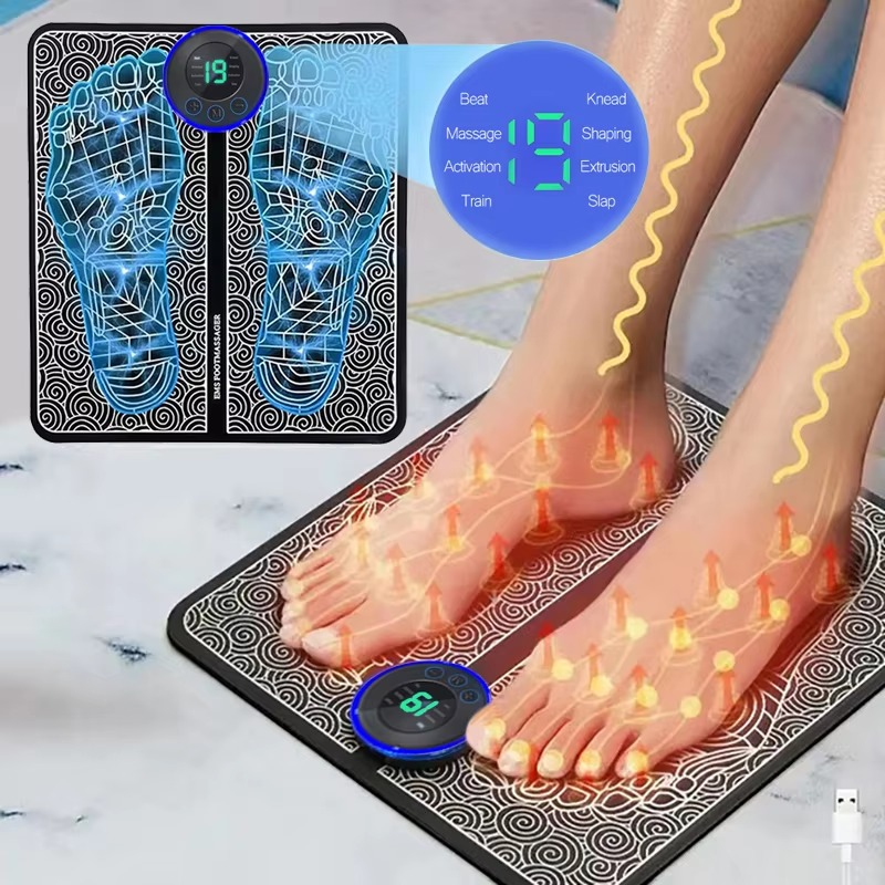 Heated Foot Massage Mat for Pain Relief