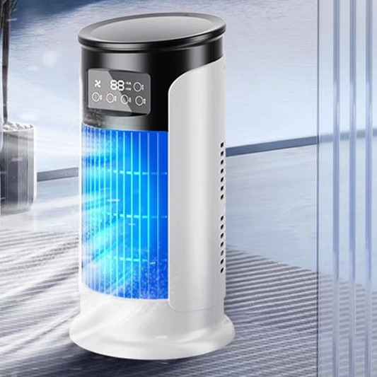 Compact AC Fan with Timer and Small Water Tank - Hehif