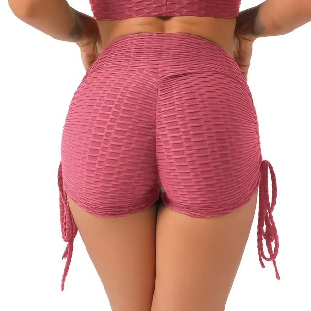 Comfortable Women's Yoga Shorts Elastic Waist Slim Fit