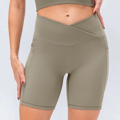 Women's Athletic Fit Jogger Shorts Comfortable Yoga Pants