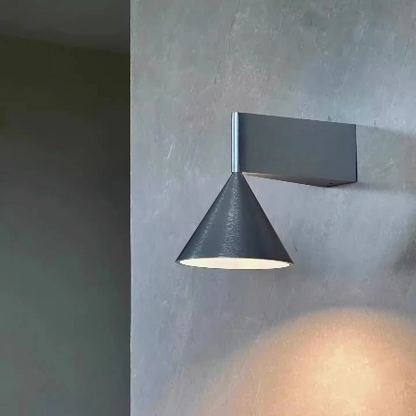 Simple White Cone Wall Light for Modern Homes