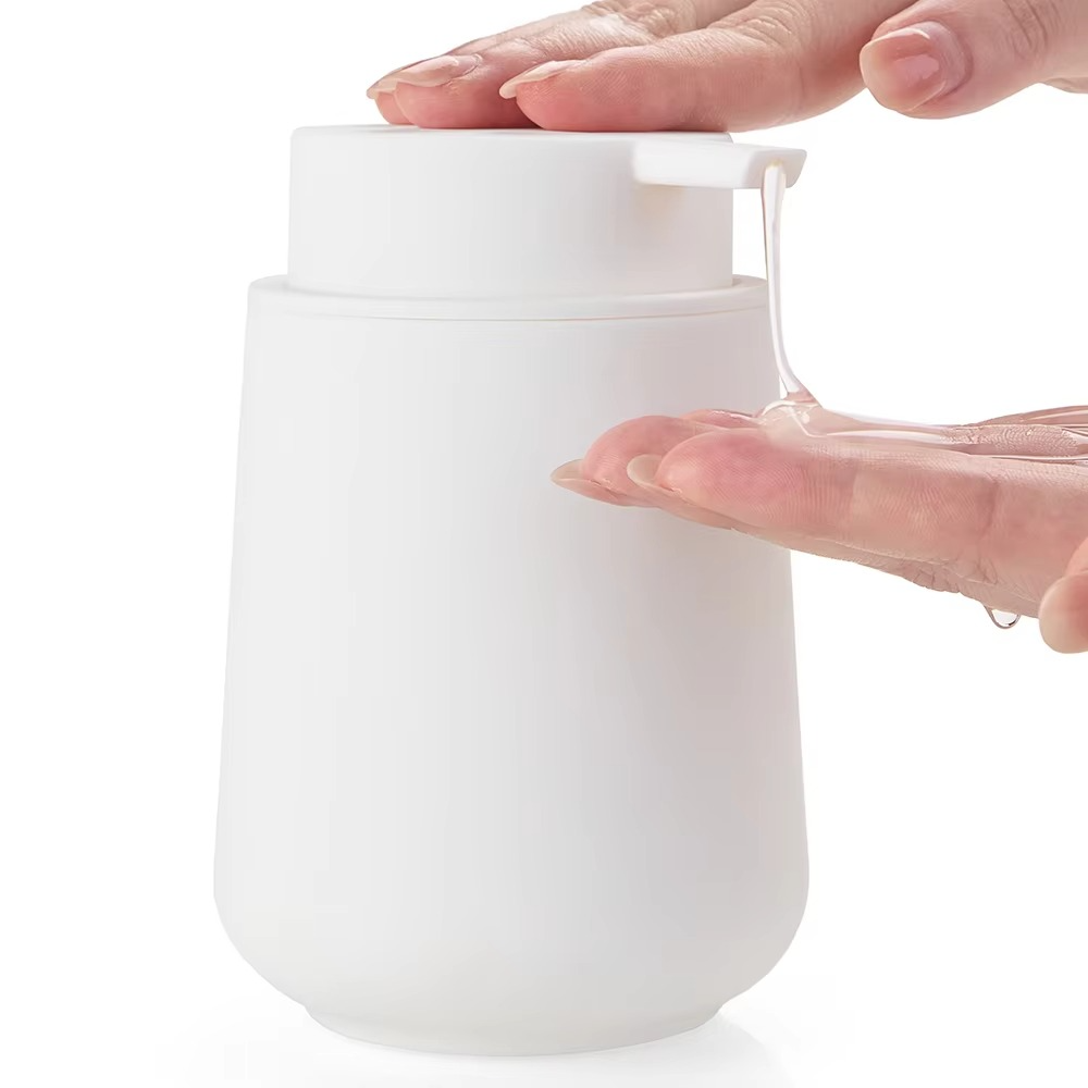 Sleek Black Refillable Hand Soap Bottle 11oz
