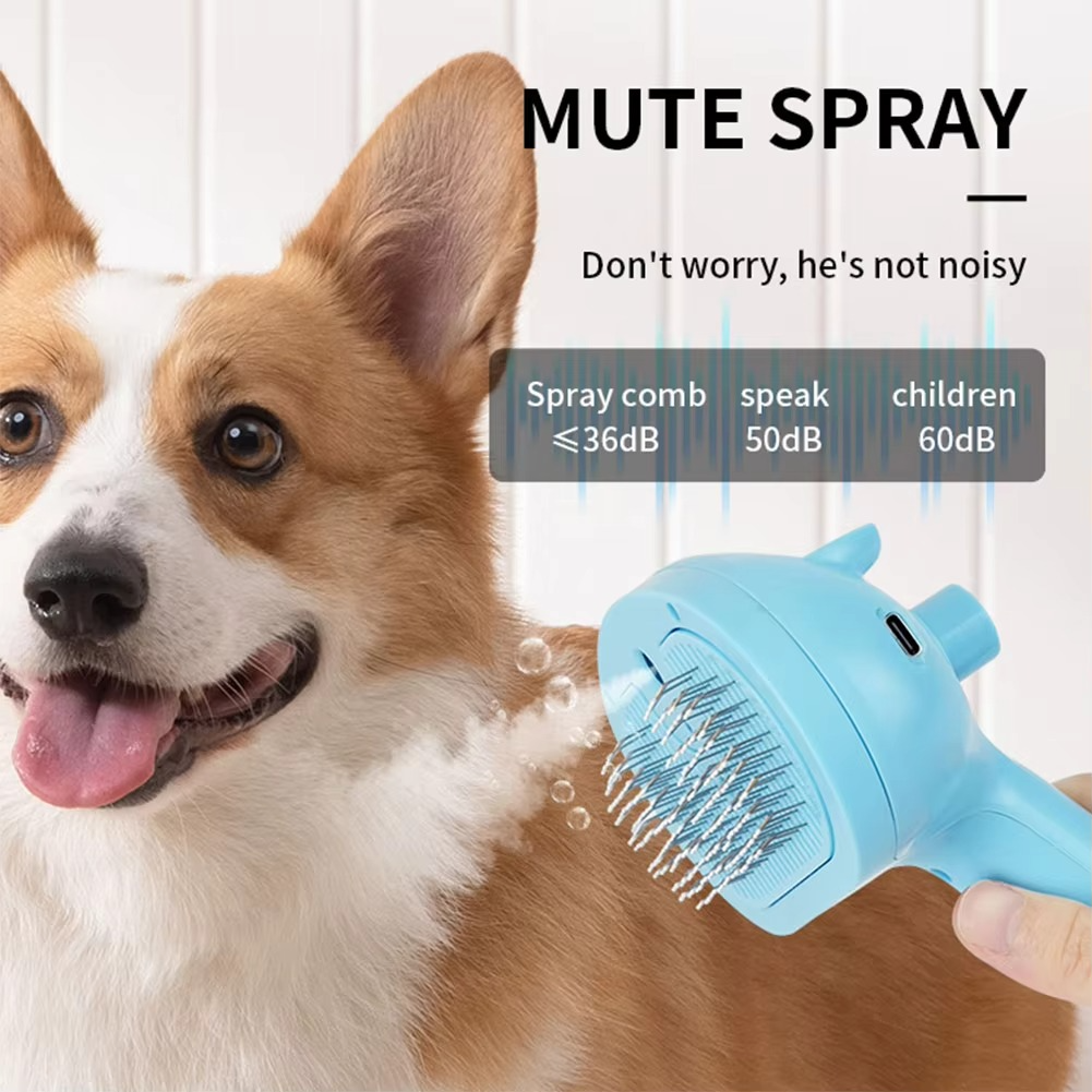 Pet Grooming Shedding Brush for Cats and Dogs