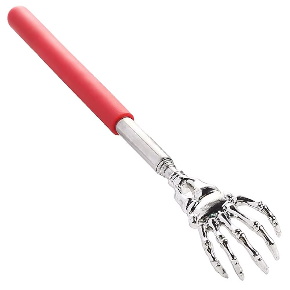Extendable Metal Back Scratcher and Pet Massager Tool