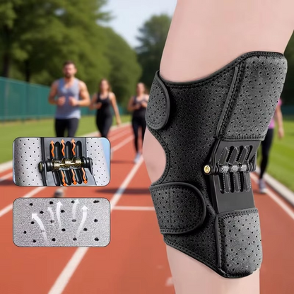 Flexible Knee Support Wrap with Enhanced Stability Springs