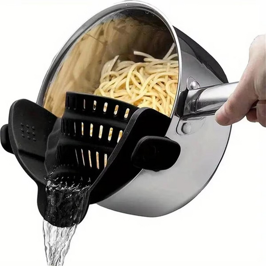 Easy Fit Silicone Colander Clip for Pots and Pans - Hehif