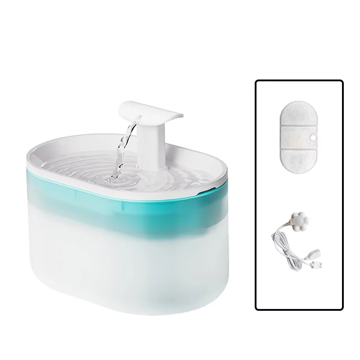 Quiet Automatic Pet Water Dispenser with Filter