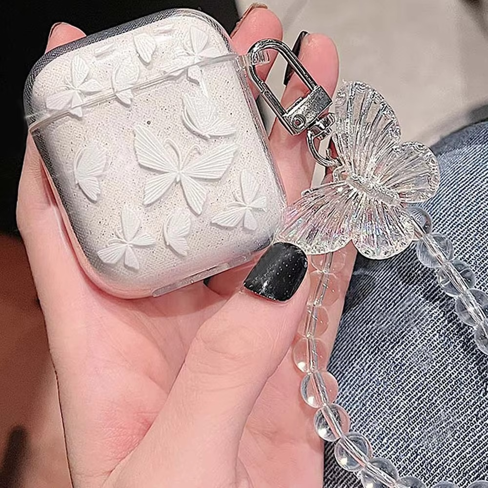 Colorful Floral Earbud Phone Case for Bluetooth Headphones