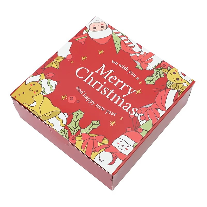 Festive Holiday Gift Boxes Set of 4