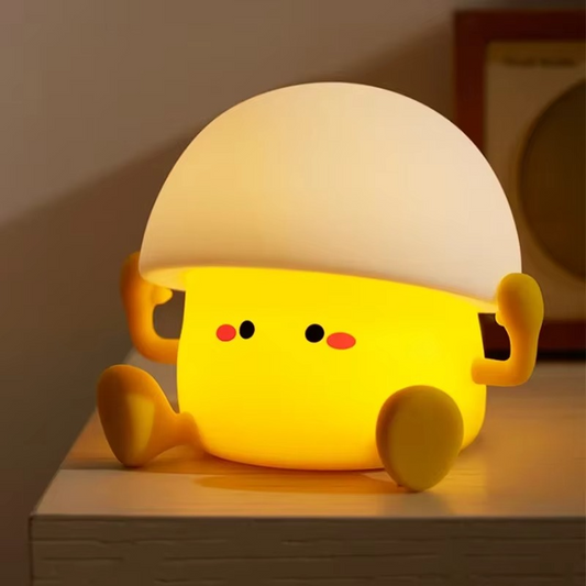Cute Fun Mushroom LED Bedside Lamp - Hehif