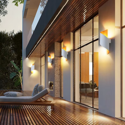 Modern 2-Way LED Outdoor Wall Light