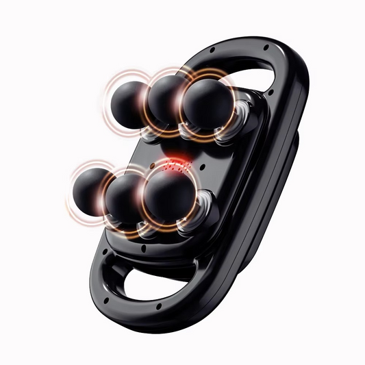 Cordless Muscle Relief Massage Gun with 6 Interchangeable Tips - Hehif
