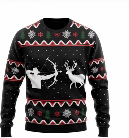 Funny Santa Claus Christmas Sweatshirt Holiday Gift