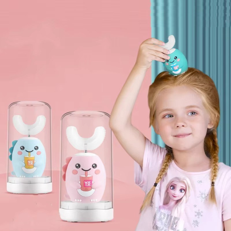 Fun Kids Electric Toothbrush with Blue Light