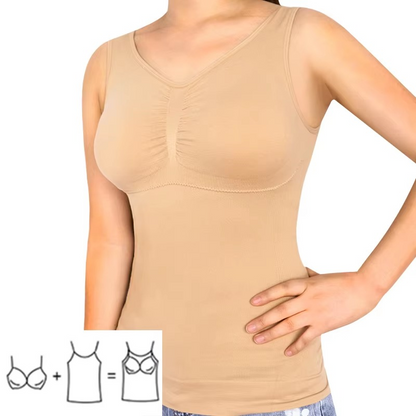 Comfortable Shaping Cami Bust Enhancer Tank Top