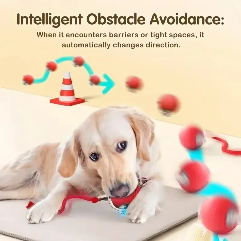Interactive Cat Toy with Moving Tail and Rechargeable Battery