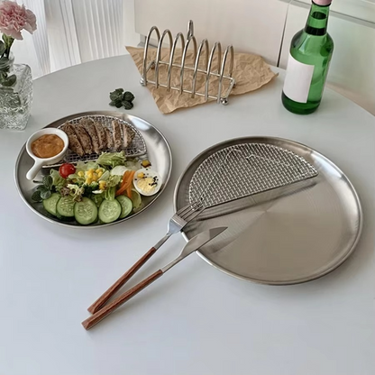 Outdoor Grill Serving Tray Plate