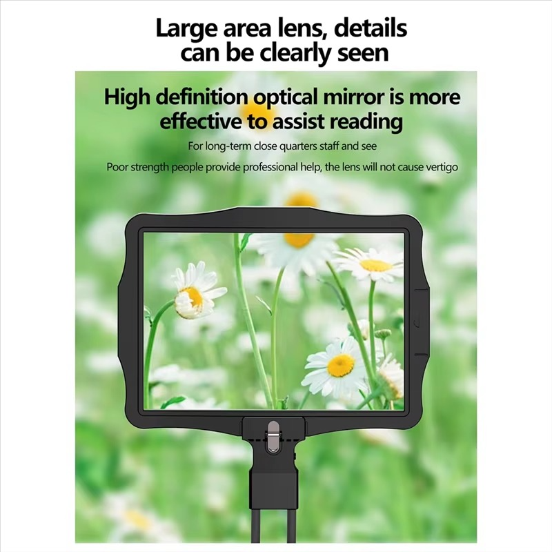 Bright Adjustable Handsfree Magnifying Lamp with 5X Lens