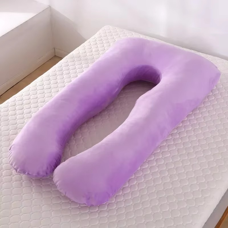 Comfortable Full Body Pillow with Plush Fleece Cover